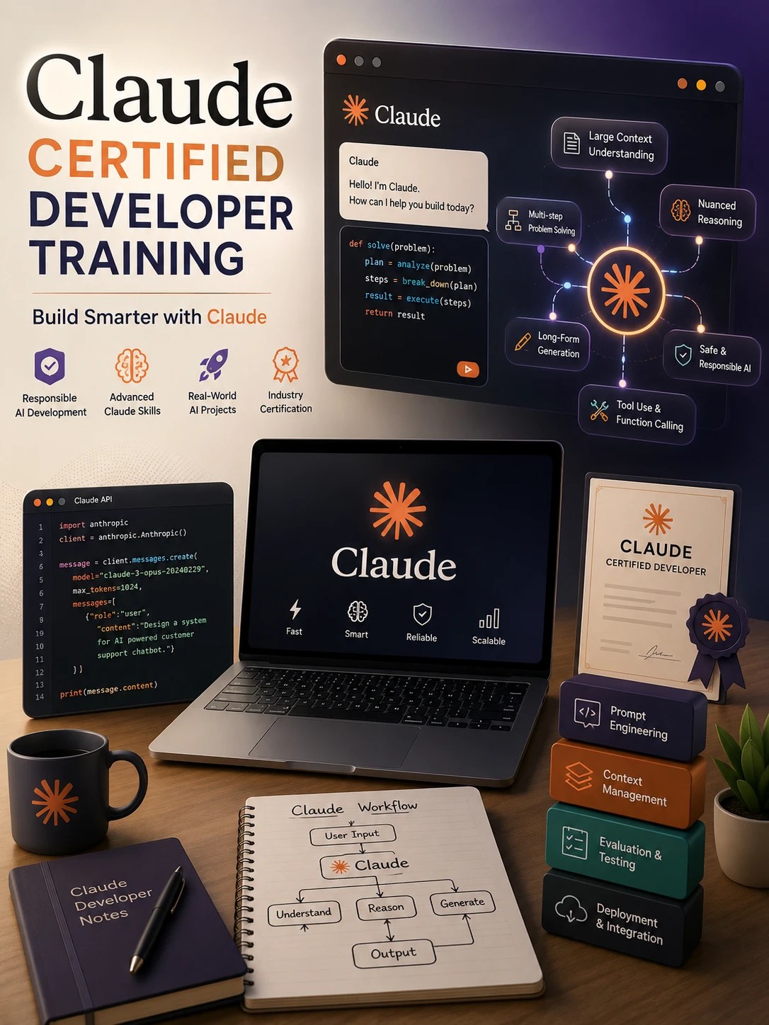Claude certified developer training covering tool use, MCP and the Agent SDK at Wisen IT Solutions, Chennai, India