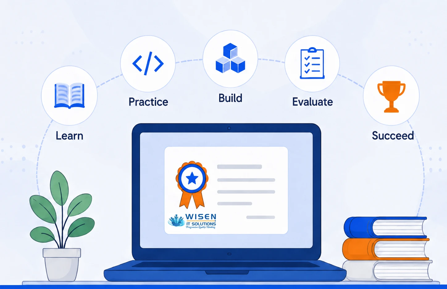 Python course certification illustration