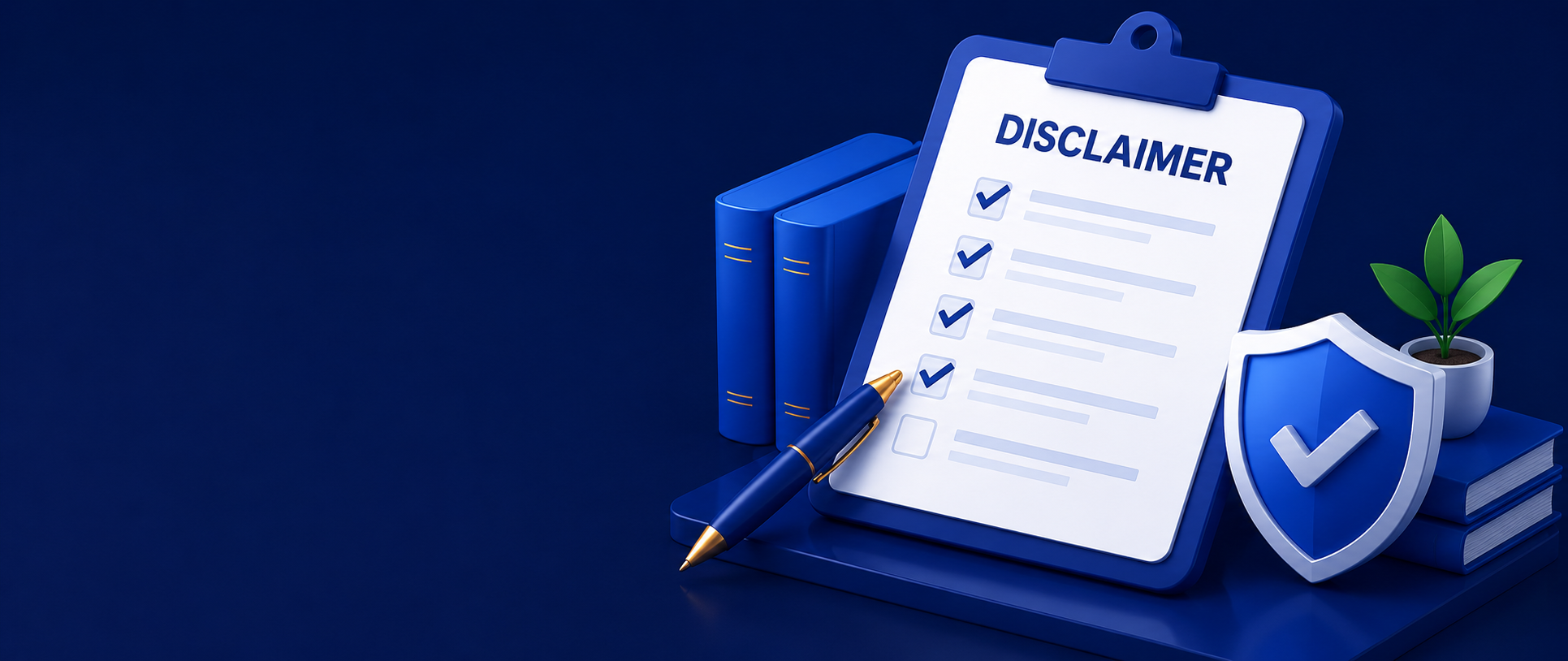 Disclaimer — Important information about the use of our website and training services